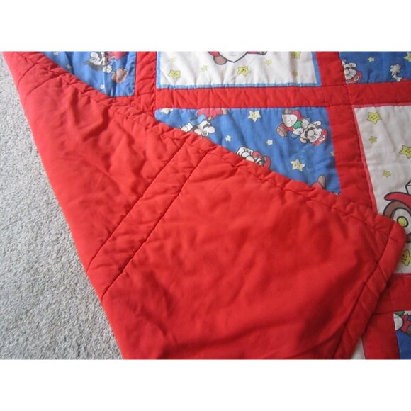 Vintage Super Mario Nintendo Large Blanket - Quilt - Homemade 60" x 88" - Used - Picture 7 of 14